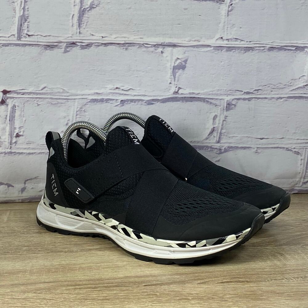 Tiem Slipstream Black Indoor Cycling Shoes Women's Size 8.5 Spin Cleats